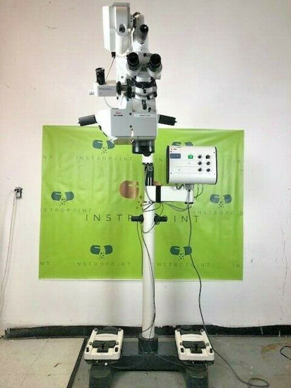 Picture of LEICA WILD M680 SURGICAL MICROSCOPE WITH DUAL HEAD BINOCULARS