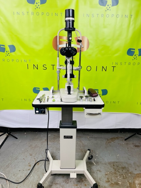 TOPCON SL-3E SLIT LAMP with accessories (w892)
