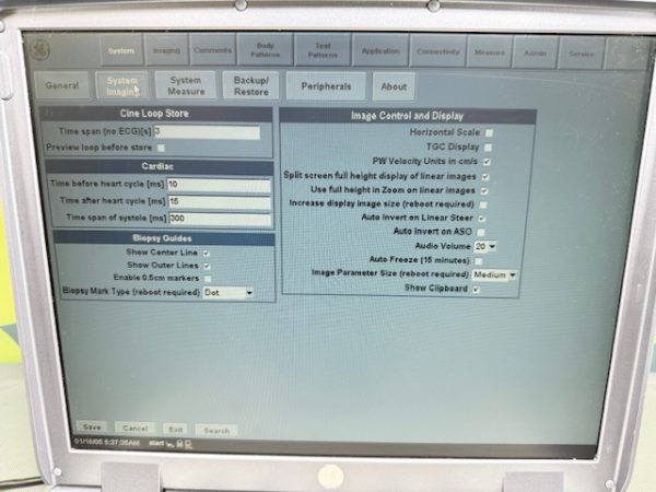 GE LOGIQ e Portable Ultrasound 11/2006 No Probes/PSU, Battery Incl. R4.0.4 (C142) - Image 13