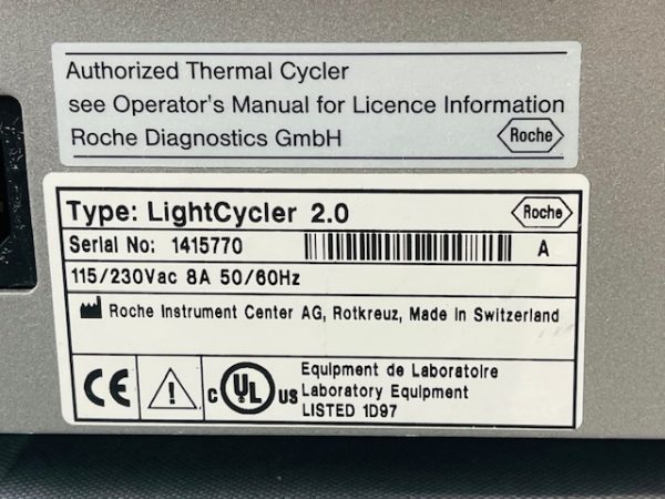Roche Diagnostics Light Cycler 2.0 (B673) - Image 14