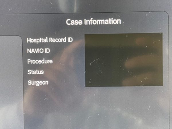 SMITH & NEPHEW NAVIO SURGICAL SYSTEM- ROBOTIC ASSISTED KNEE REPLACEMENT (W175) - Image 74