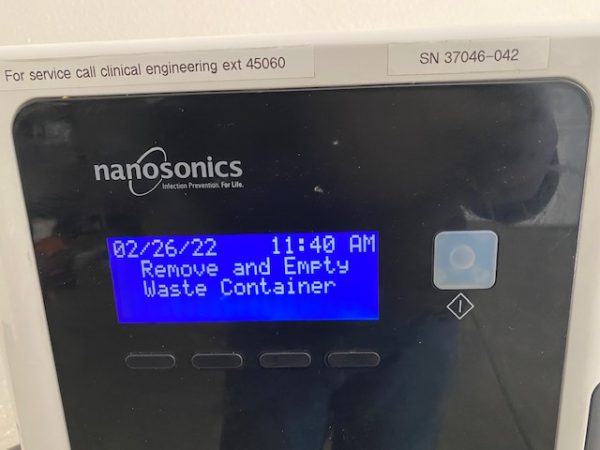 NANOSONICS TROPHON EPR N00010 HIGH LEVEL DISINFECTION (CA227) - Image 9