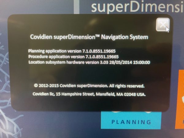 COVIDIEN ILOGIC INREACH SUPER DIMENSION NAVIGATION SYSTEM (w209) - Image 20