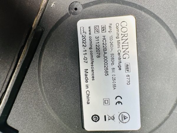 Mini Centrifuge Corning LSE 6770 (B993) - Image 13