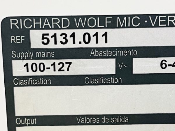 Richard Wolf 5131 Auto LP Fiber Optic Light Source (B614/625) - Image 31