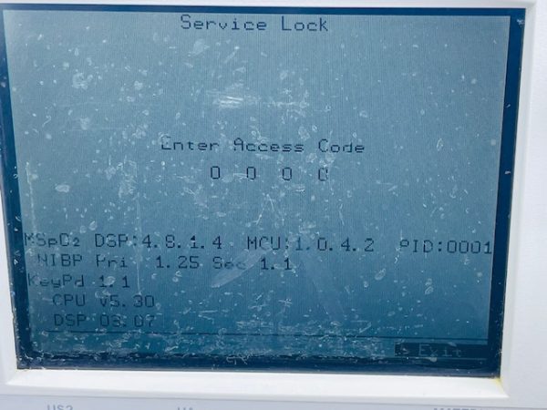 GE MEDICAL SYSTEM 250 SERIES 259CX-A FETAL MONITOR (B839-40) - Image 4