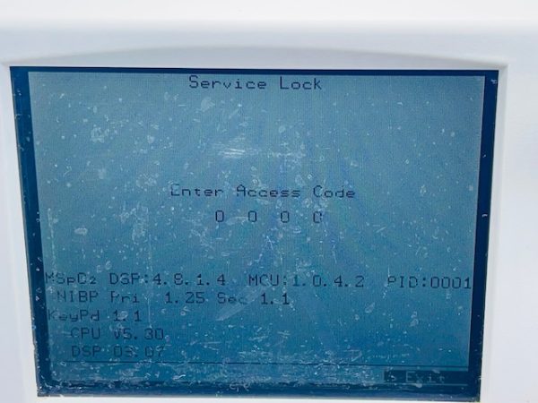 GE MEDICAL SYSTEM 250 SERIES 259CX-A FETAL MONITOR (B839-40) - Image 5