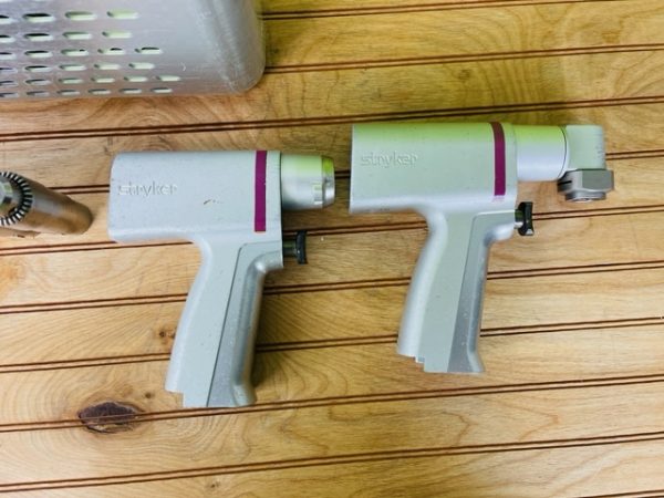 STRYKER SYSTEM 4 POWER INST SET- 4108 SAGITAL SAW, 4103 ROTARY DRILL+ATTACHMENTS (W729) - Image 22