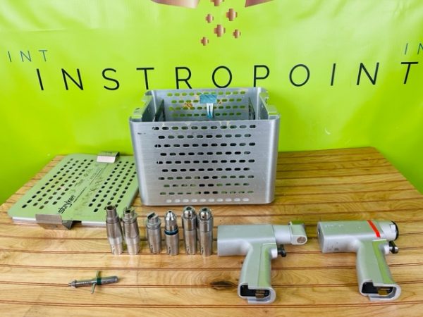 STRYKER SYSTEM 4 POWER INST SET- 4108 SAGITAL SAW, 4103 ROTARY DRILL+ATTACHMENTS (W741) - Image 24