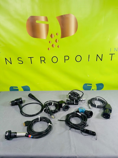 Lot of 6 Endoscopy Camera Heads & Couplers – Circon MV-9690, Olympus LS-10, Misc (C150)