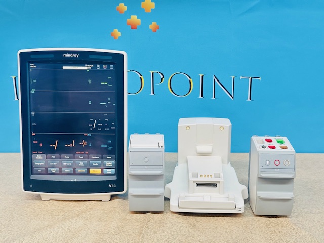 Mindray V12 Patient Monitor with CO₂ & VPS Modules, VDock, Printer, and 3 Batteries (B827)
