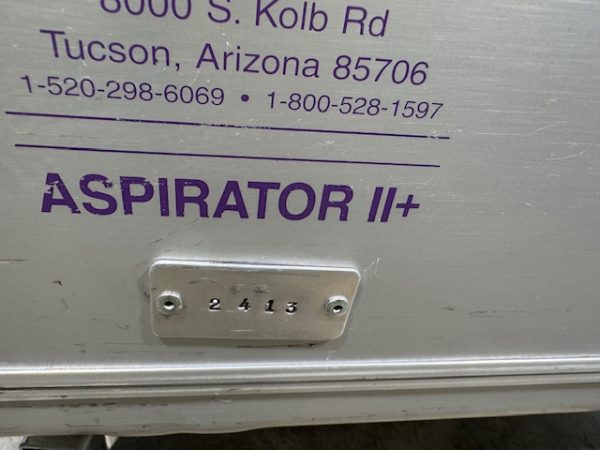 Wells Johnson Company Aspirator II+ W/ Footswitch (C049) - Image 13