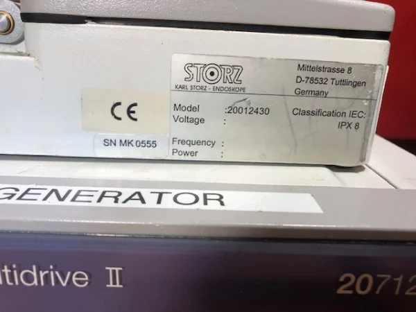 KARL STORZ 20712120 Multidrive II Wiith Footswitch model 20012430 (T1274) - Image 5