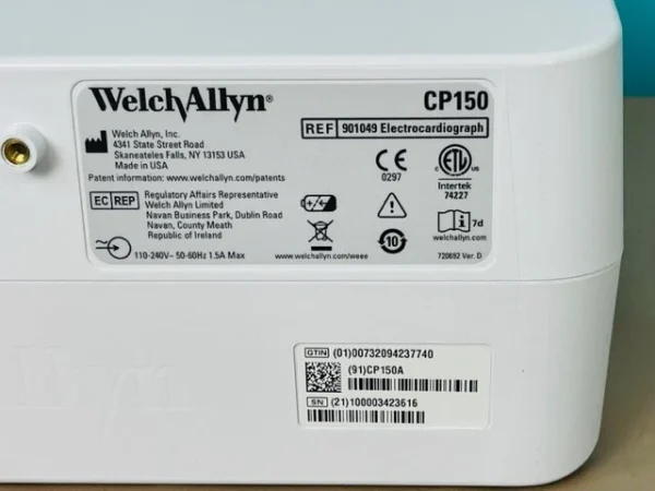 Welch Allyn CP150 EKG ECG Electrocardiograph (B275) - Image 6