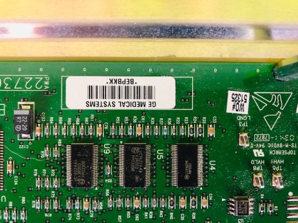 GE LOGIQ 9 ULTRASOUND EBM BOARD ASSEMBLY 2273639-24C (U1001) - Image 3