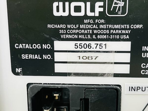 Richard Wolf 5506 (5506.751) 3CCD Endocam Camera Console (B621/623) - Image 11