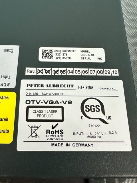 SIEMENS 03099637 ALBRECHT AMPLIFIER OTV-VGA-V2 D-91126 (B569) - Image 12