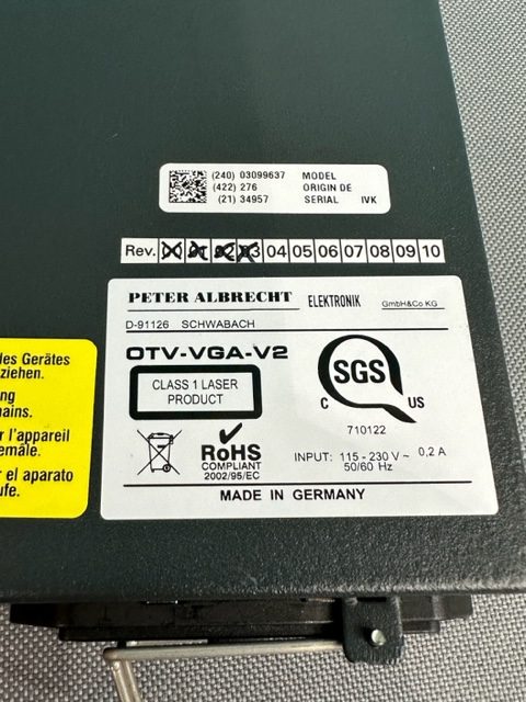 SIEMENS 03099637 ALBRECHT AMPLIFIER OTV-VGA-V2 D-91126 (B569) - Image 13