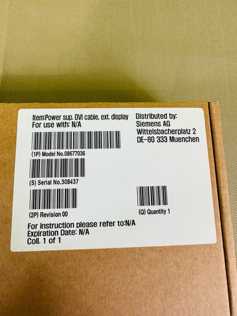 SIEMENS 08677036DVI CABLE DISPLAY POWE R SUPPLY FOR ICS/IES TOWER(B573/593) - Image 4