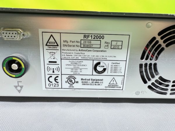 ArthroCare Quantum 2 RF12000 Electrosurgical Unit 2010 (C191) - Image 3