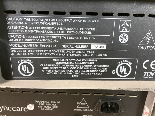Gynecare Therma Choice II Therapy Unit Model# EAS 2000-1 (W205) - Image 15
