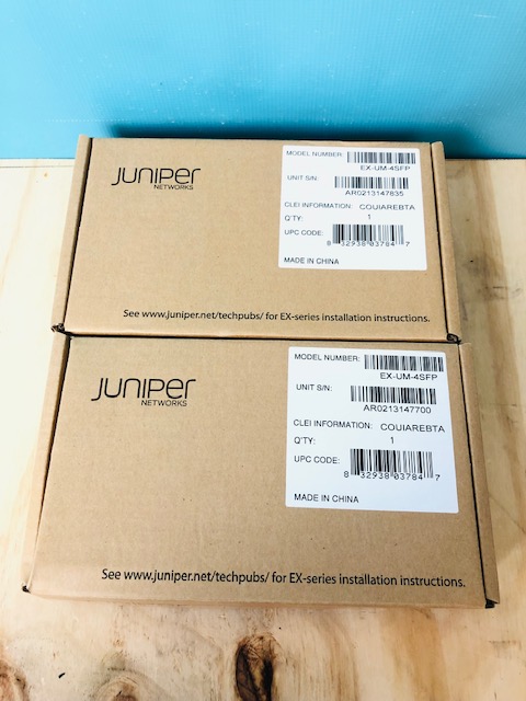 Juniper Networks SFP 4-Port 711-021270 EX-UM-4SFP R07 Gbe Module (x53)