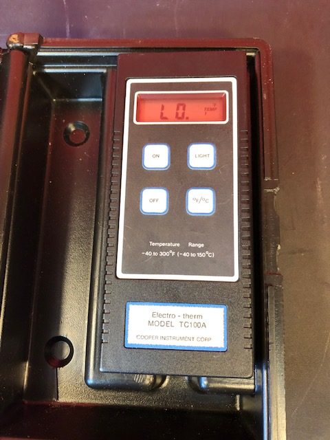 COOPER INSTRUMENT TC100A DIGITAL THERMOMETER (T1355)