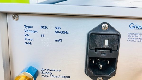 GRIESHABER VISCO ELASTIC INJECTION SYSTEM/Drive Unit for Membrane Peeler CUTTER (W288) - Image 14