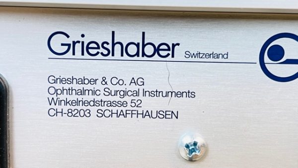 GRIESHABER VISCO ELASTIC INJECTION SYSTEM/Drive Unit for Membrane Peeler CUTTER (W288) - Image 18
