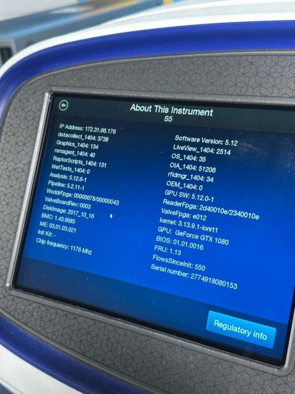 Thermo Fisher Ion GeneStudio S5 Prime Sequencer w/ Ion Chef System & Dell Server – 2018 - Image 27