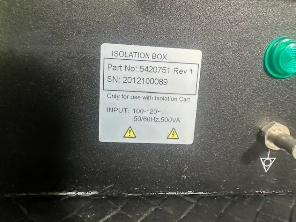 GE Logic E Isolation Box P/N 5420751 Rev 1 S/N 2012100089 (C064) - Image 9