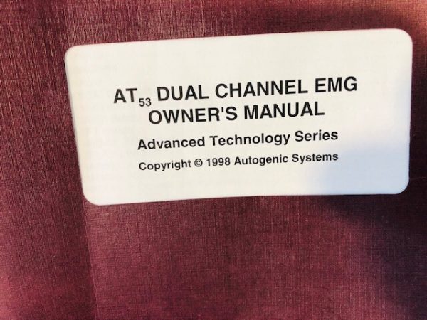 ADVANCED TECH AT 53 DUAL CHANNEL EMG SYSTEM (1573) - Image 8