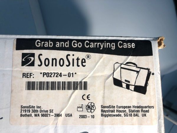 SONOSITE ULTRASOUND GRAB AND GO CARRYING CASE (T1789) - Image 5