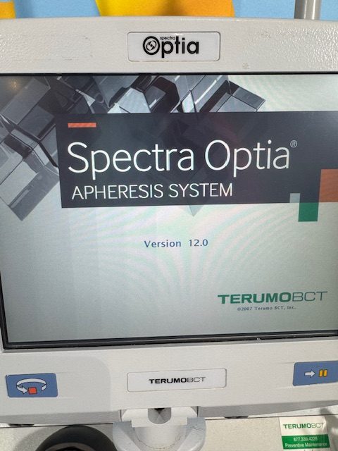 Terumo BCT Spectra Optia Apheresis System DOM: 2012 SN: 1P01310 (C205) - Image 2