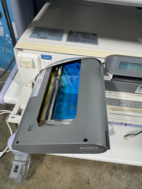 Olympus WM-D60 Endoscopy Cart w/ OEP-3 Printer & Keyboard (C291) - Image 9