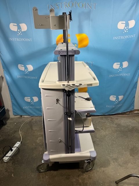 Olympus WM-D60 Endoscopy Cart w/ OEP-3 Printer & Keyboard (C291) - Image 2