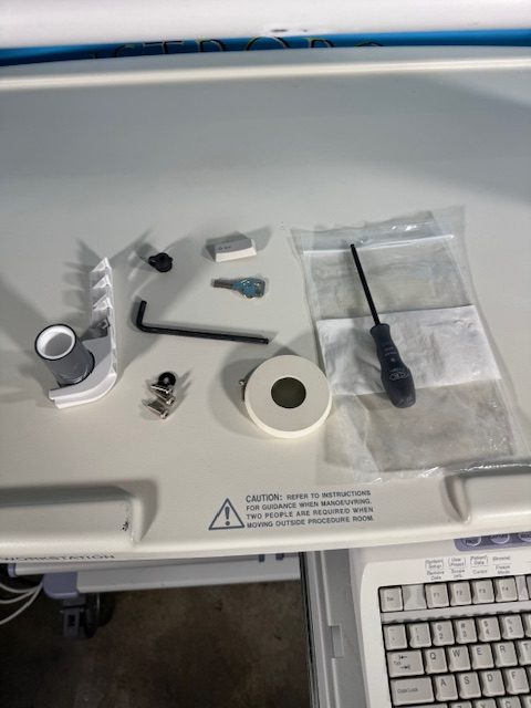 Olympus WM-D60 Endoscopy Cart w/ OEP-3 Printer & Keyboard (C291) - Image 13