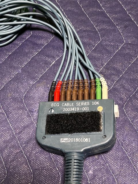 GE REF 2003419-001, 10 LEAD ECG CABLE SERIES 10K(C312) - Image 2