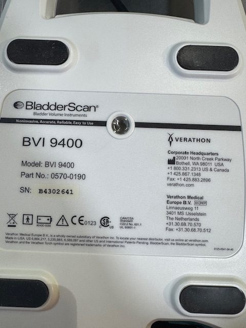 Lot of 4 Bladder Scanners BVI 9400 W/ Probe, Power Supply, and Battery+ Charger (AS15) - Image 7