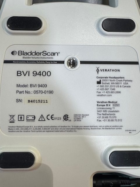 Lot of 4 Bladder Scanners BVI 9400 W/ Probe, Power Supply, and Battery+ Charger (AS15) - Image 8