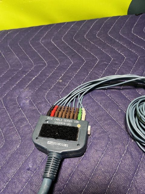 GE REF 2003419-001, 10 LEAD ECG CABLE SERIES 10K(C312) - Image 6