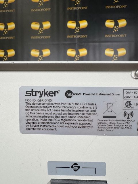 Stryker Core Powered Instrument Driver 5400-50 (C336) - Image 11