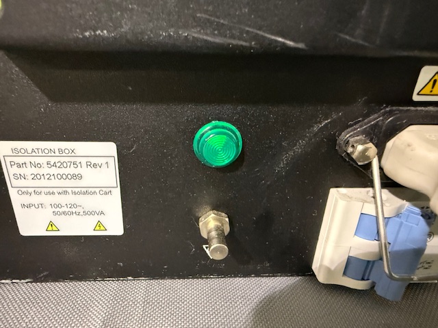GE portable ultrasound LOGIQ e series isolation box (C140) - Image 2