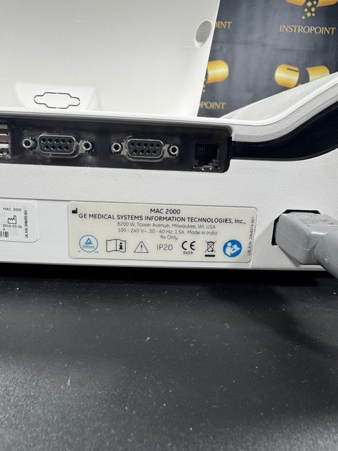 GE Healthcare MAC 2000 ECG EKG Machine w/ Built-In Printer (C385) - Image 13