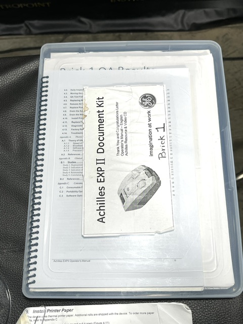 GE Healthcare Achilles Exp II Bone Densitometer REF: LU44530 (C382) - Image 9