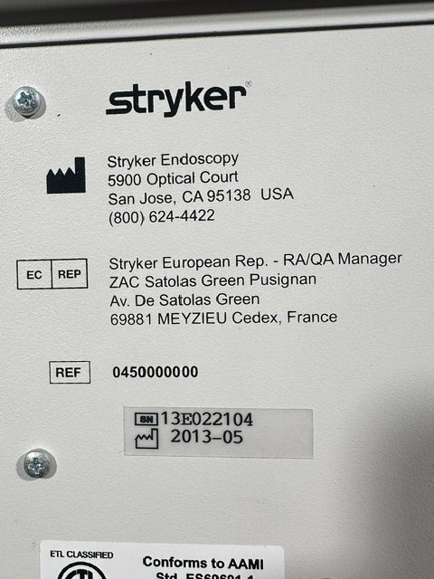 Stryker Crossflow Integrated Arthroscopy Pump Ref 0450000000 (C410) - Image 7