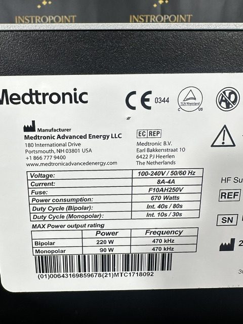MEDTRONIC AEX Generator Model: 40-405-1 MFG 2017 (C411) - Image 7