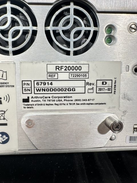Smith & Nephew Werewolf Coblation System w/ footswitch (C394) - Image 10