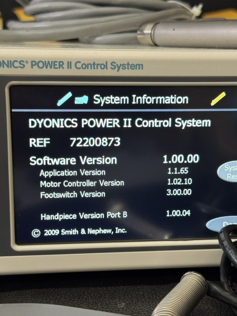 SMITH&NEPHEW DYONICS POWER II CONTROL SYSTEM (C428) - Image 7